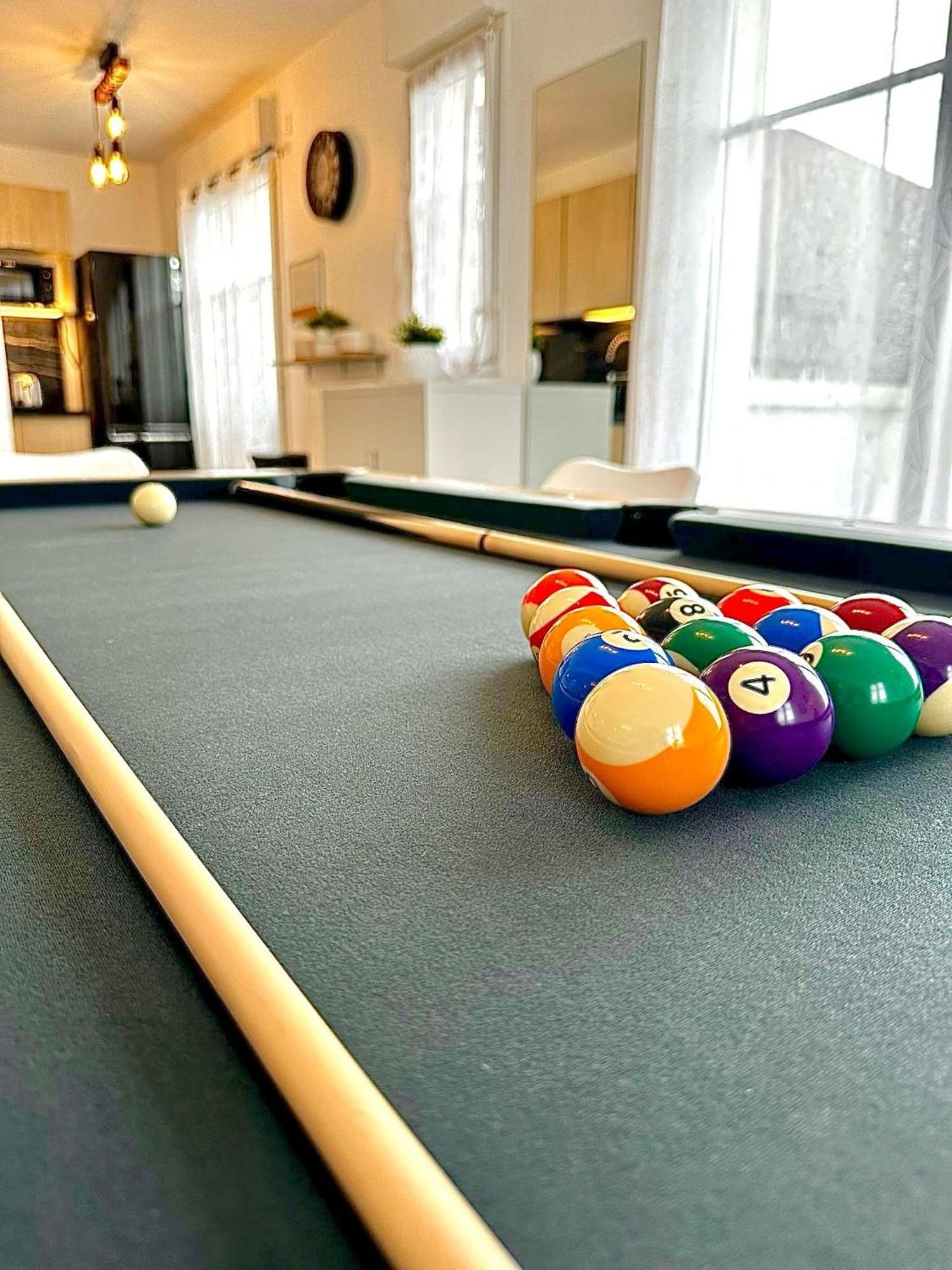 Apartamento Le Prestige Terrasse-Cocon Familial Cosy, Billard & Jacuzzi Avec Vue Sur Paris Le Blanc-Mesnil Exterior foto